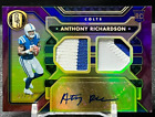 New Listing2023 PANINI GOLD STANDARD ANTHONY RICHARDSON RC ROOKIE DUAL PATCH AUTO #D 22/24