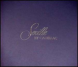 1977 Cadillac Seville Prestige Sales Brochure MINT