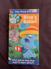 Blues Clues Blues Safari (VHS, 2000) Nick Jr Orange Tested & Works Ships Fast