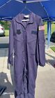 Rothco Mens Flight Suit Military Coveralls Size L Blue Straight Leg Collar Zip