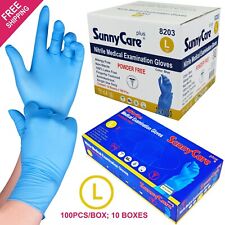 1000 SunnyCare #8203 Nitrile Exam Gloves Chemo-Rated (Powder Free Vinyl Latex) L