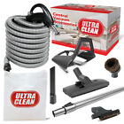 Deluxe Central Vacuum Hardwood and Rug Combo Hose Kit - Fits Beam & More