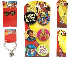 HIGH SCHOOL MUSICAL Fashion Jewelry DISNEY Pick Your Jewelry NEW Orig. Packaging