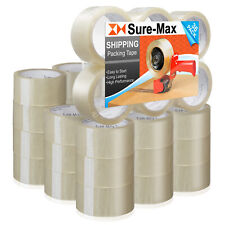 36 Rolls Carton Sealing Clear Packing Tape Box Shipping - 2 mil 2
