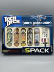 RARE Vintage Tech Deck Alien Workshop 5 Pack & Sticker Pack -TWO Rob D Boards