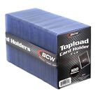 Full Case (1000) BCW 3x4 Toploaders 35pt Point Standard Sized Cards Top Loaders