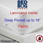 Full Size Mattress Cover Fabric Waterproof Zipper Protects Against Bed Bugs 16