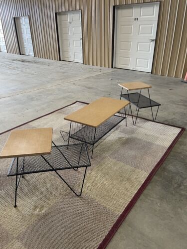 Mid Century Modern End Tables and Coffee Table 3 Pc Set 1953 Sears From Texas