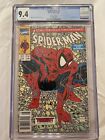 Spider-Man #1 CGC 9.4 Near Mint White Pages 1990 Marvel Polybag Newsstand