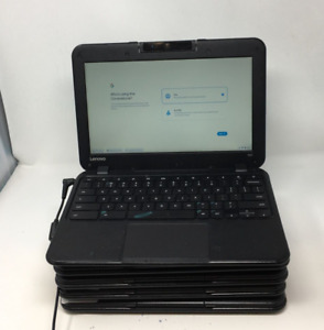 (Lot of 5) Lenovo N22-20 Chromebooks Celeron N3050 1.6GHz 2GB RAM 16GB eMMC+