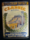 ANTIQUE VTG SPICE TIN CLASSIC BRAND CREAM OF TARTAR BLUFFTON GROCERY CO INDIANA