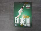 England v Pakistan 2nd Test Genuine Multi Signed Various Players 1996 Programme