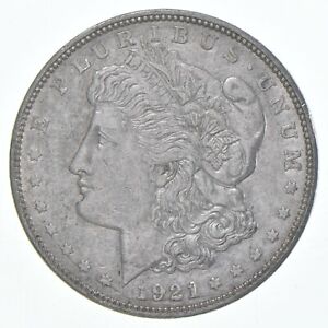 Better 1921-D Morgan Silver Dollar - 90% US Coin - Nice Coin *493