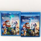 The Rescuers  1 & 2 35th Anniversary Edit With Slipcover Blu-ray DVD