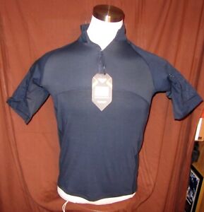Condor Combat Mens Short-Sleeve 1/4-Zip Shirt, 101144-006, Blue, Size XS, New