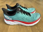 Hoka One One Clifton 8 1119393 RTAR Teal Orange Running Shoes Men's Size 11 D