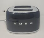 New ListingSmeg TSF01BLUS 2-Slice Stainless Steel Toaster - Black