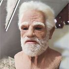 Latex Old Man Mask Male Disguise Cosplay Costume Halloween Realistic Party Masks