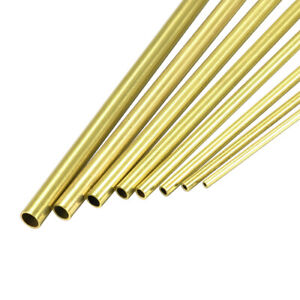 8pcs Brass Tube Pipe 2mm-5.5mm OD X 0.5mm Wall Thickness 300mm Length Round