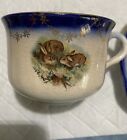 Vintage Flo Flow Blue La Francaise Coffee Tea Cup Rabbit Unmarked