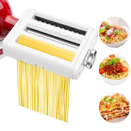 Pasta Maker Attachment for KitchenAid Stand Mixers 3 in 1 Set Includes Pasta ...