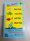 Dr. Seuss One Fish Two Fish Red Blue + 2 more VHS Video Tape 1989