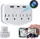 Hidden Wifi Spy Camera Wall Charger with Hidden Cameras Outlet HD 1080