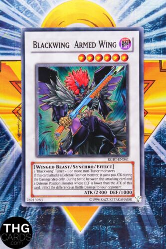 Blackwing Armed Wing RGBT-EN041 Super Rare Yugioh Card