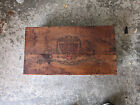 Antique wooden crate S.S.P. Co. Puritas Cura Advertizing Box With Lid