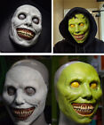 Horror Scary Exorcist Face Mask Demon Smile Halloween Cosplay Costume US 2023