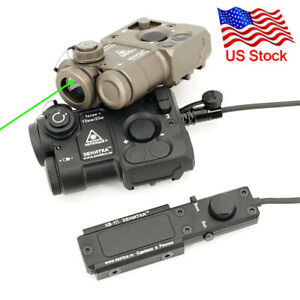 TAC Aiming Laser PEQ Green IR Laser Sight with KV-D2 Switch Reset to Zero US