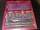 11-Piece Watchmakers Jeweling Watch Tool VG used with Box