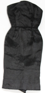 New Listing*VINTAGE BARBIE 1964 BLACK MAGIC ENSEMBLE  #1609 BLACK TAFFETA DRESS--SOME FLAWS