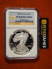 2008 W PROOF SILVER EAGLE NGC PF70 ULTRA CAMEO WEST POINT GOLD STAR LABEL