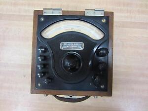 GE General Electric 3683855 Antique Watt Meter Vintage Industrial