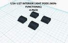 1/24 1/27 POLICE FIRE EMS INTERIOR LIGHT BAR PODS NON-FUNCTIONAL 4-PACK DIECAST