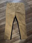 Old West Frontier Classics trousers pants BROWN cotton V notch back size 48