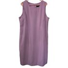 Sag Harbor Women's Lilac Purple Tank Top Midi Dress Business Casual Plus 18W