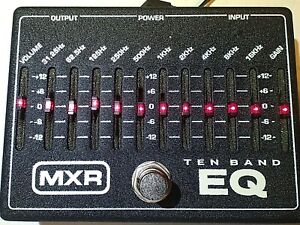MXR 10 Ten Band Graphic EQ Guitar Pedal - W / Adapter Exc. + LN!
