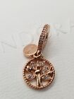 Authentic Pandora  Rose Gold Family Heritage Dangle Charm