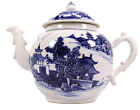New ListingChinese Teapot Porcelain Blue White Nanjing Nanking Large Size Circa 1700s
