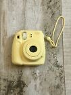 New ListingFujifilm Instax Mini 8 Yellow Instant Spit Out Film Camera Tested Works-VGUC- FS