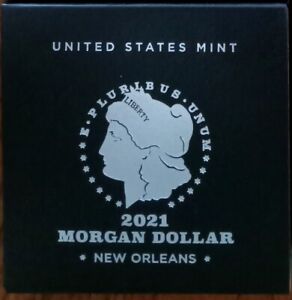2021 O Morgan Uncirculated Dollar OGP - box w/ COA only - NO COIN