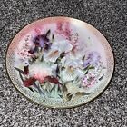 Iris Quartet First Issue Symphony of Shimmering Beauty Collectors Plate Lena Liu