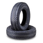 2 ST205/75R15 HD Free Country Radial Trailer Tire  10 Ply E205 75 15 Scuff Guard (Fits: 205/75R15)