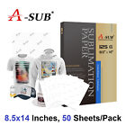 Sample Pack A-SUB Sublimation Paper 8.5x14 125g Inkjet Heat Transfer 50 Sheets