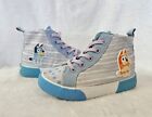 Ground Up Bluey And Bingo Toddler Little Kids shoes size 11  Zip Up High Top