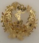 Danbury Mint wearth Gold plated Ornament rare 2012