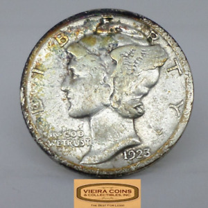 1923-S Mercury Silver Dime, High Grade - #C33849NQ