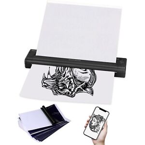 YILONG Wireless Tattoo Transfer Stencil Printer Machine with 15pcs Papers ATS886